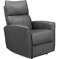 Notio Living Pineto-Relaxfauteuil met elektrische functie in PU Antraciet
