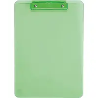 MAUL Klembord A4 staand transparant PS neon groen - 3 stuks