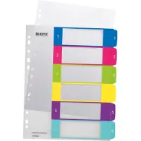 Leitz WOW printbare index - tabs 1-6