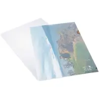 Rapesco L-map A4 Transparant PP (Polypropeen) 100 micron 25 Stuks