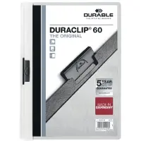 Durable DURACLIP Klemmap 60 Vellen A4 Wit
