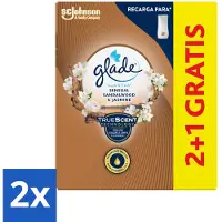 Glade - Touch & Fresh - Sensual Sandelhout Jasmijn - 10 ml - Voordeelverpakking - 2 stuks