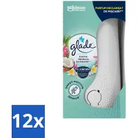 Glade - Houder Sense & Spray - Exotic Tropical Blossom - 18 ml - Voordeelverpakking - 12 stuks