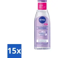 Nivea - Micellair Water - Gevoelige Huid - Anti-Restant - Verwijdert Waterbestendige Make-up - 200 ml - Bulkverpakking - 15 stuks