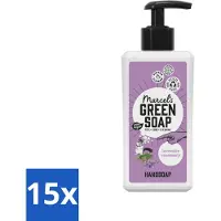 Marcel's Green Soap - Handzeep - Lavendel & Rozemarijn - Zachte verzorging - 250 ml - Bulkverpakking - 15 stuks