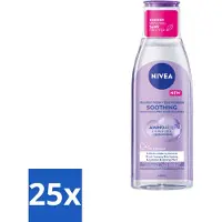 Nivea - Micellair Water - Gevoelige Huid - Anti-Restant - Verwijdert Waterbestendige Make-up - 200 ml - Bulkverpakking - 25 stuks