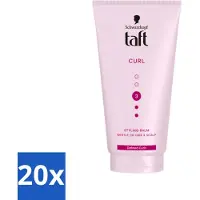 Taft 20 x - Styling Balm Curl - Hold 3 - Gedefinieerde krullen - 150 ml - Krullen Definiëren - Krullen Houden - Krullen Fixeren - Anti-pluis - Shea Butter