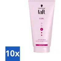 Taft 10 x - Styling Balm Curl - Hold 3 - Gedefinieerde krullen - 150 ml - Krullen Definiëren - Krullen Houden - Krullen Fixeren - Anti-pluis - Shea Butter