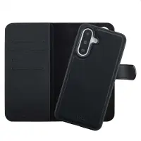 Selencia Olyn Uitneembare Bookcase met MagSafe voor de Samsung Galaxy A36 - Zwart