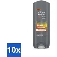 Dove Men+Care 3-in-1 Douchegel - Sport - 250 ml - Bulkverpakking - 10 stuks