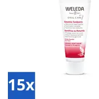 Weleda - Tandpasta - Ratanhia - 75 ml - Bulkverpakking - 15 stuks