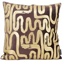 NOVÉE Sierkussen naja marron | 45 x 45 cm | velvet/viscose