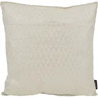 Gek op kussens! Hila silver / white | 45 x 45 cm | kussenhoes | polyester