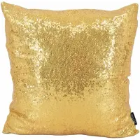 Gek op kussens! Shiny glitter gold | 45 x 45 cm | kussenhoes | polyester