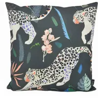 Gek op kussens! Luipaard outdoor | 45 x 45 cm | kussenhoes | katoen