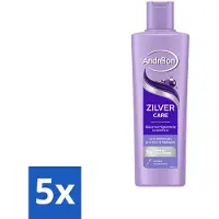 Andrélon – Shampoo – Zilver Care – 250 ml - Bulkverpakking - 5 stuks