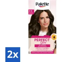 Palette - Haarverf - Perfect Gloss 5 Medium Brown - Voordeelverpakking - 2 stuks