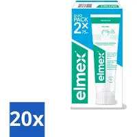 Elmex 20 x - Tandpasta - Sensitive Duopack - Gevoelige Tanden - 2 x 75 ml - Gevoelige Tanden - Aminfluoride - Tandpasta - Tandgevoel - Tandbederf