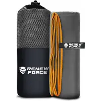 Renew Force Quick-Dry Microvezel Handdoek XXL 180×100 cm – grijs