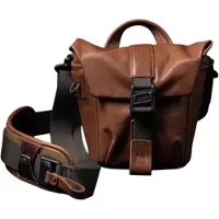 Wotancraft Pilot Travel Camera Bag 2L - Bruin Leer