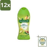 Palmolive – Douchegel – Skin Radiance Avocado Honey – 250 ml - Voordeelverpakking - 12 stuks - Huidverzorging - Stralende huid