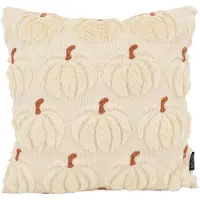 NOVÉE Sierkussen furry pumpkin beige | 45 x 45 cm | polyester