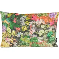 Gek op kussens! Velvet flowers 1 long | 30 x 50 cm | kussenhoes | velvet/polyester