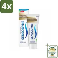 Sensodyne - Tandpasta - MultiCare - Complete Tandverzorging - 75 ml - Voordeelverpakking - 4 stuks - Tandglazuur versterken - Gevoeligheid tanden