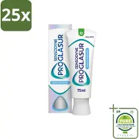 Sensodyne 25 x - Tandpasta - Proglasur Gentle Whitening - Tandglazuur Versterkend - 75 ml - Grootverpakking - Tandpasta - Tanderosie - Glazuur - Tanden Bleken - Tanden Beschermen