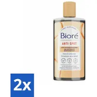 Bioré – Houtskool Anti-Puistjes Reinigingsgel – Gezichtsreiniger – 200 ml - Voordeelverpakking - 2 stuks