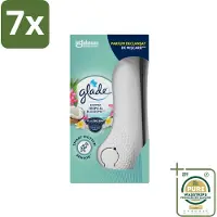 Glade 7 x - Houder Sense & Spray - Exotic Tropical Blossom - 18 ml - Grootverpakking - Geurhouder - Geurbeheer - Bewegingssensor - Exotische Geur - Tropische Geur