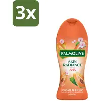 Palmolive 3 x – Douchegel – Skin Radiance Papaya Peach – 250 ml - Koffiezetapparaat