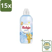 Robijn 15 x – Wasverzachter – Jasmijn & Sandelhout – 780 ml - Grootverpakking - Koffiezetapparaat