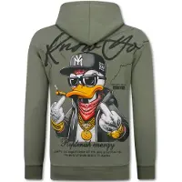 True Rise Oversized hoodie met capuchon gangster