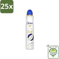 Dove 25 x – Deodorant Spray – Original – 200 ml - Grootverpakking - Anti-transpirant - Deodorant Spray - Zweetbestendig - Geur - Huidbescherming