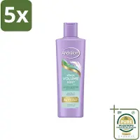 Andrélon 5 x – Shampoo – Volume Boost – 250 ml - Grootverpakking - Haar Volume - Fijn Haar - Futloos Haar - Kokos Shampoo - Aloë Vera Shampoo