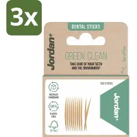 Jordan 3x Green Clean Dental Sticks 100 stuks