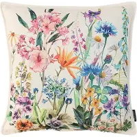 Gek op kussens! Jacquard flowers | 45 x 45 cm | kussenhoes | jacquard/katoen