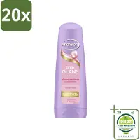 Andrélon 20 x – Conditioner – Extra Glans – 200 ml - Grootverpakking - Glans - Haar Verzorging - Zijde-extract - Vitamine C - Zacht Haar