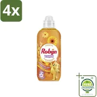 Robijn – Wasverzachter – Passiebloem & Bergamot – 780 ml - Voordeelverpakking - 4 stuks - Wasverzachter - Wasverzachter passiebloem bergamot
