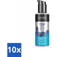 John Frieda – Haarolie – Dream Curls Curl Defining Crème Oil – Krulverzorging – 100 ml - Bulkverpakking - 10 stuks