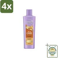 Andrélon – Shampoo – Oil & Care – 250 ml - Voordeelverpakking - 4 stuks - Haar verzorging - Haar voeding
