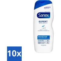 Sanex – Douchegel – Expert Skin Health Protector – 600 ml - Bulkverpakking - 10 stuks