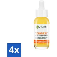 Garnier - SkinActive - Serum - Vitamine C - Tegen Pigmentvlekken - Niacinamide & Salicylzuur - 30 ml - Voordeelverpakking - 4 stuks