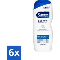 Sanex – Douchegel – Expert Skin Health Protector – 600 ml - Voordeelverpakking - 6 stuks