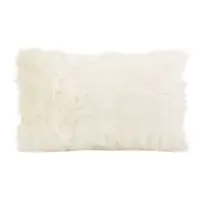 NOVÉE Furry velvet crème | 30 x 50 cm | kussenhoes | velvet/polyester