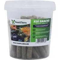 Famiflora Koi Sticks 1L - Handtam voer - 40 sticks x 120g - Met rozenbottel - Natuurlijk & licht verteerbaar - 1 liter – ±40 sticks (120g) - Ideaal voor handtam maken - Met natuurlijke rozenbottel