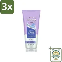 Andrélon 3 x – Shampoo Scrub – Anti Roos – 200 ml - Grootverpakking - Anti-roos Shampoo - Droge Hoofdhuid - Hoofdhuid Reinigen - Groene Thee Shampoo - Citroenolie Shampoo