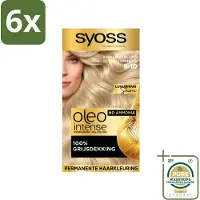 Syoss Oleo Intense - Haarverf - 9-10 - Stralend Blond - 115ml x 6