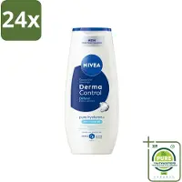 Nivea – Showergel – Derma Control Defend – 250 ml - Voordeelverpakking - 24 stuks - Douchegel - Huidbescherming
